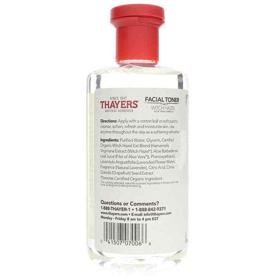 Witch Hazel Alcohol-Free Toner, THY
